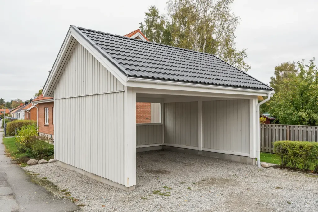 renovering av papptak p carport i klagshamn